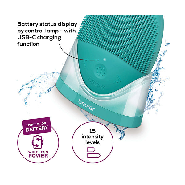 Beurer, Fc52 Laguna Facial Brush - 10019 - Blue