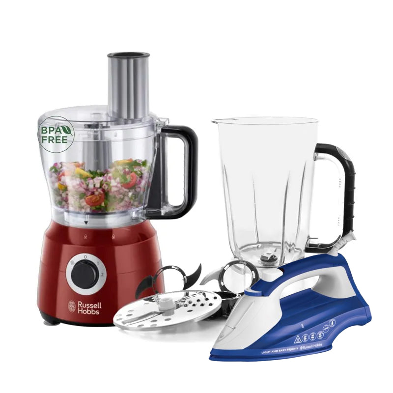 Russell Hobbs New Desire Food Processor + Steam iron