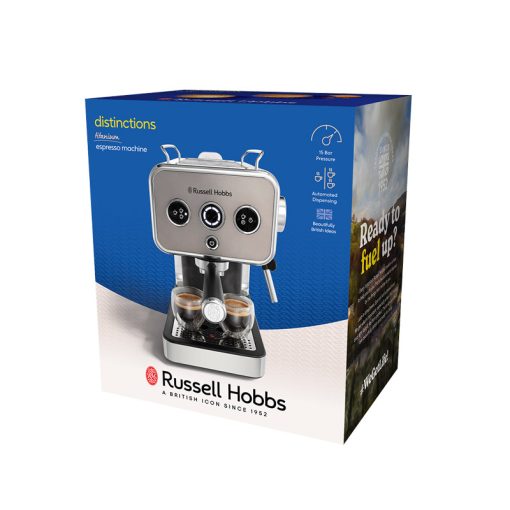 Russell Hobbs Distinctions Espresso Machine Titanium
