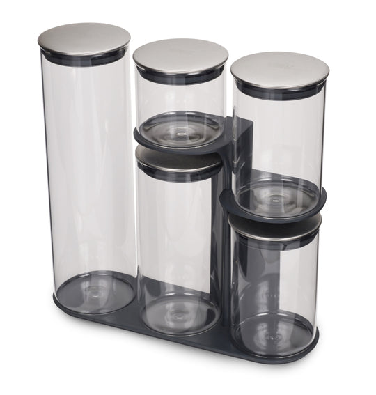 Joseph Joseph Podium Stainless-Steel Storage Container Set
