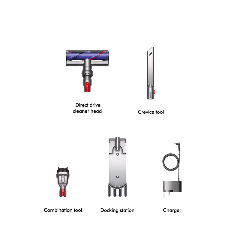 Dyson V8 Cordless Vacuum Cleaner Silver/Nickel