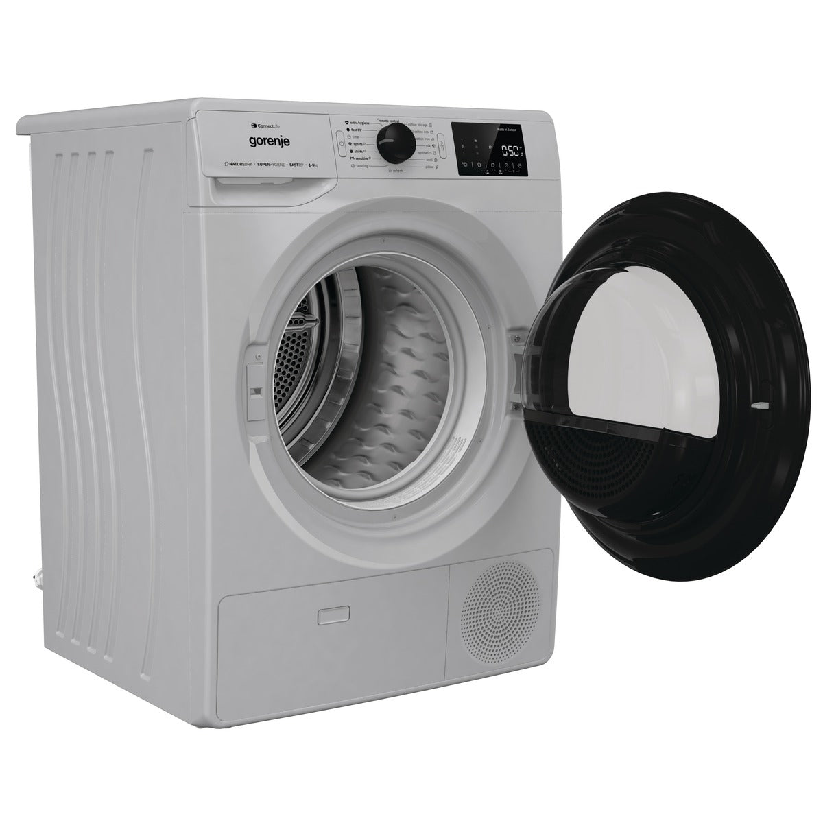 Gorenje Dryer Condenser 9Kg Heat Pump Wifi Silver