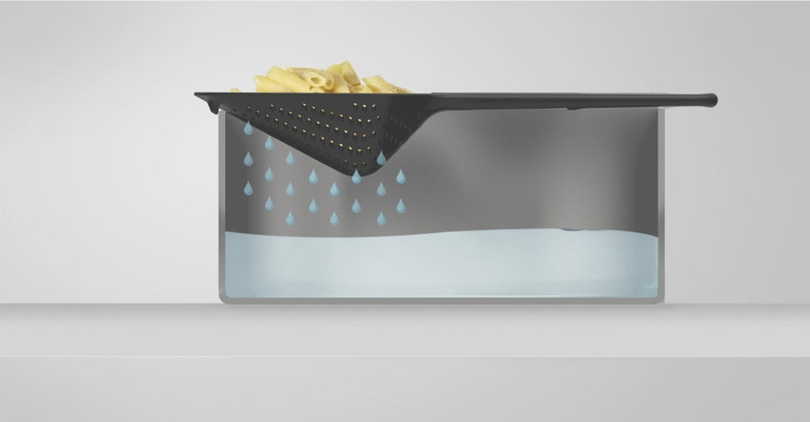 Joseph Joseph Scoop Plus Colander Grey 10160