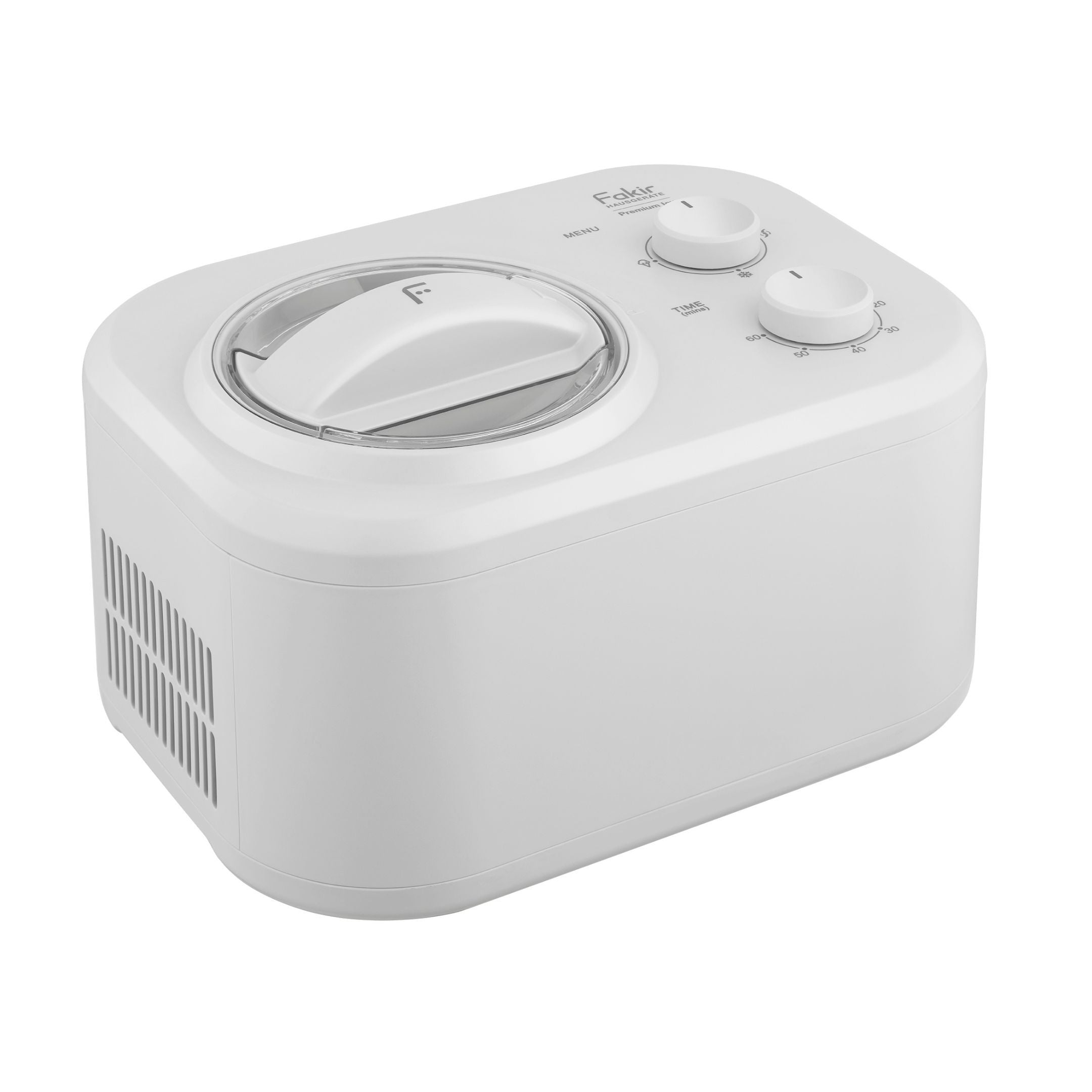 Fakir Premium Icy Ice Cream Maker White 100W Compressor 1L Stainless