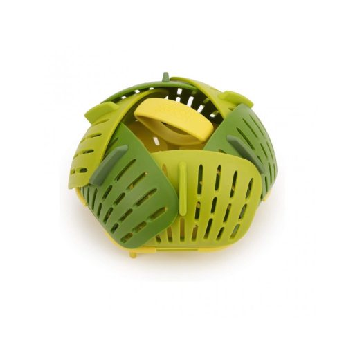 Joseph Joseph Duo 45035 Green Folding Basket Steamer Non-Stick Safe Silicone