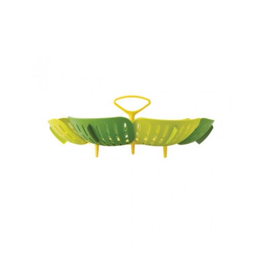 Joseph Joseph Duo 45035 Green Folding Basket Steamer Non-Stick Safe Silicone