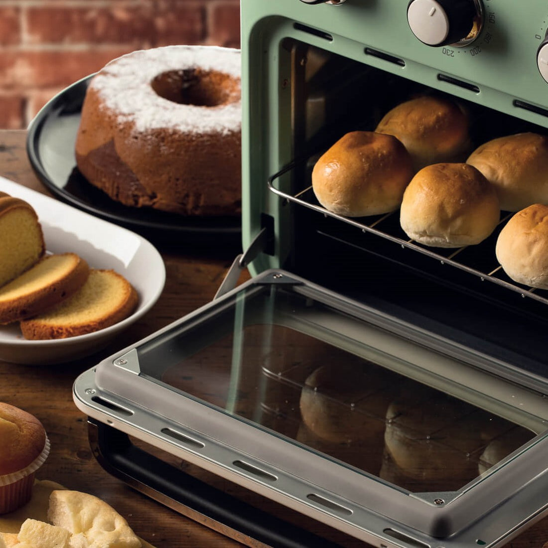 Ariete Vintage Air Fryer Oven 16L 1400W with Rotisserie