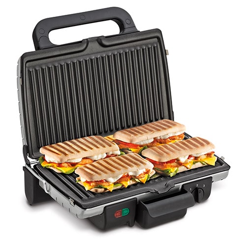 Tefal Ultra Compact Grill Silver, 1700W - Grill & Barbecue Positions