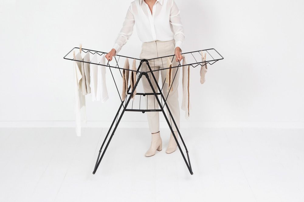 Brabantia HangOn Drying Rack 20m – Matt Black
