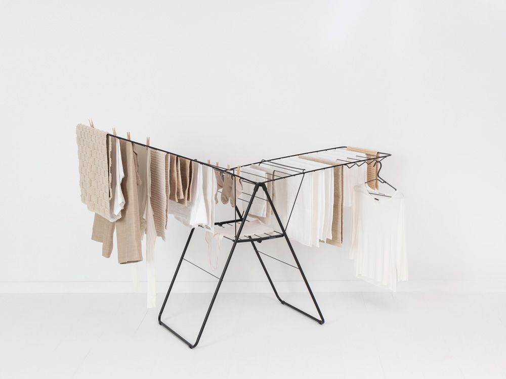 Brabantia HangOn Drying Rack 25m – Matt Black