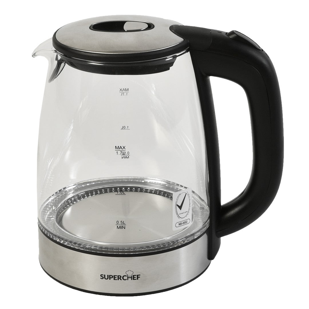 Super Chef Kettle Glass 1.7 L 1850-2000W