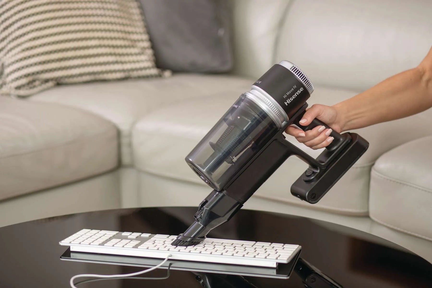 Hisense Cordless Vacuum Cleaner Bagless, Li-Ion Battery, 2-in-1