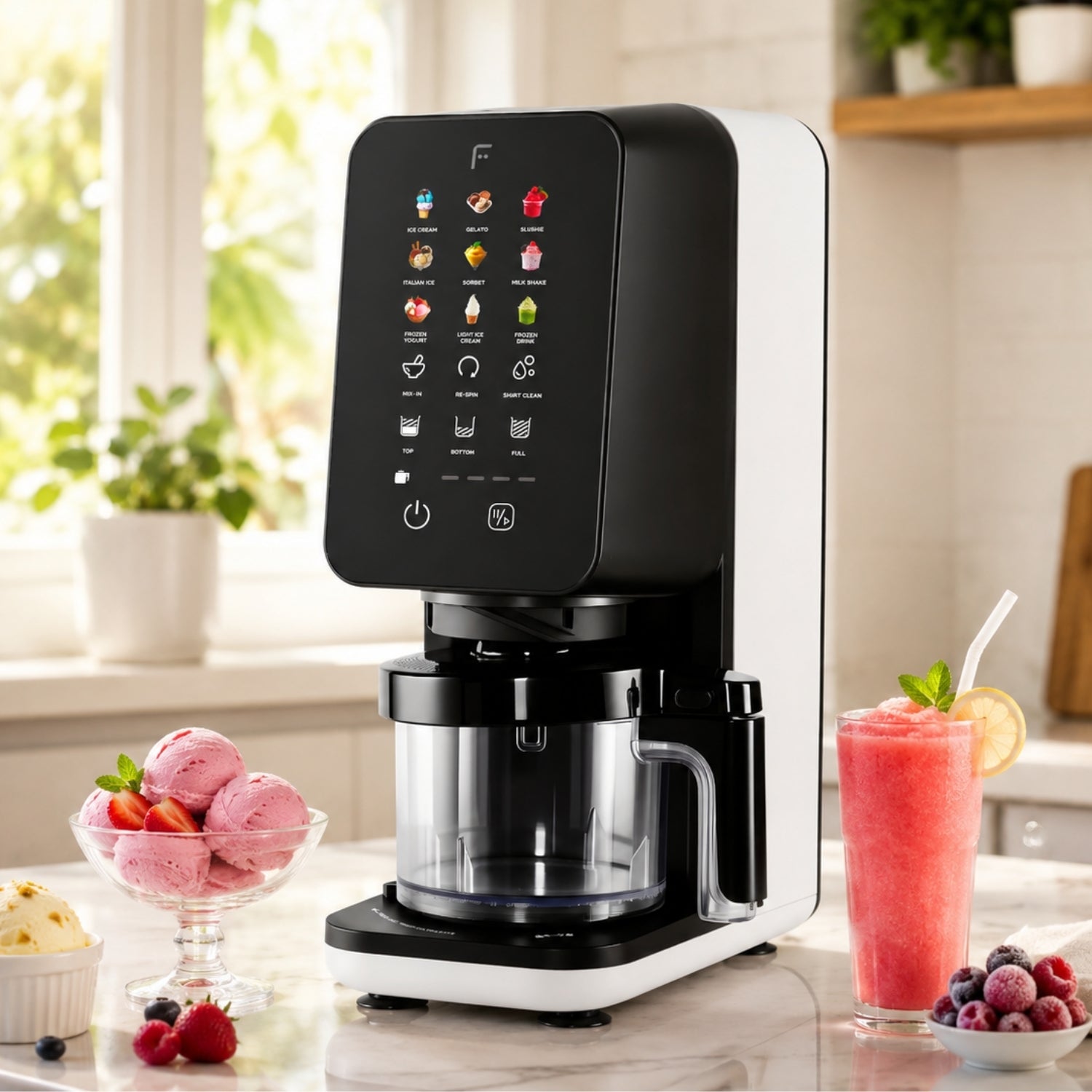 Fakir IceSense Ice Cream Maker 700W 2500RPM 12Program 3x450ml