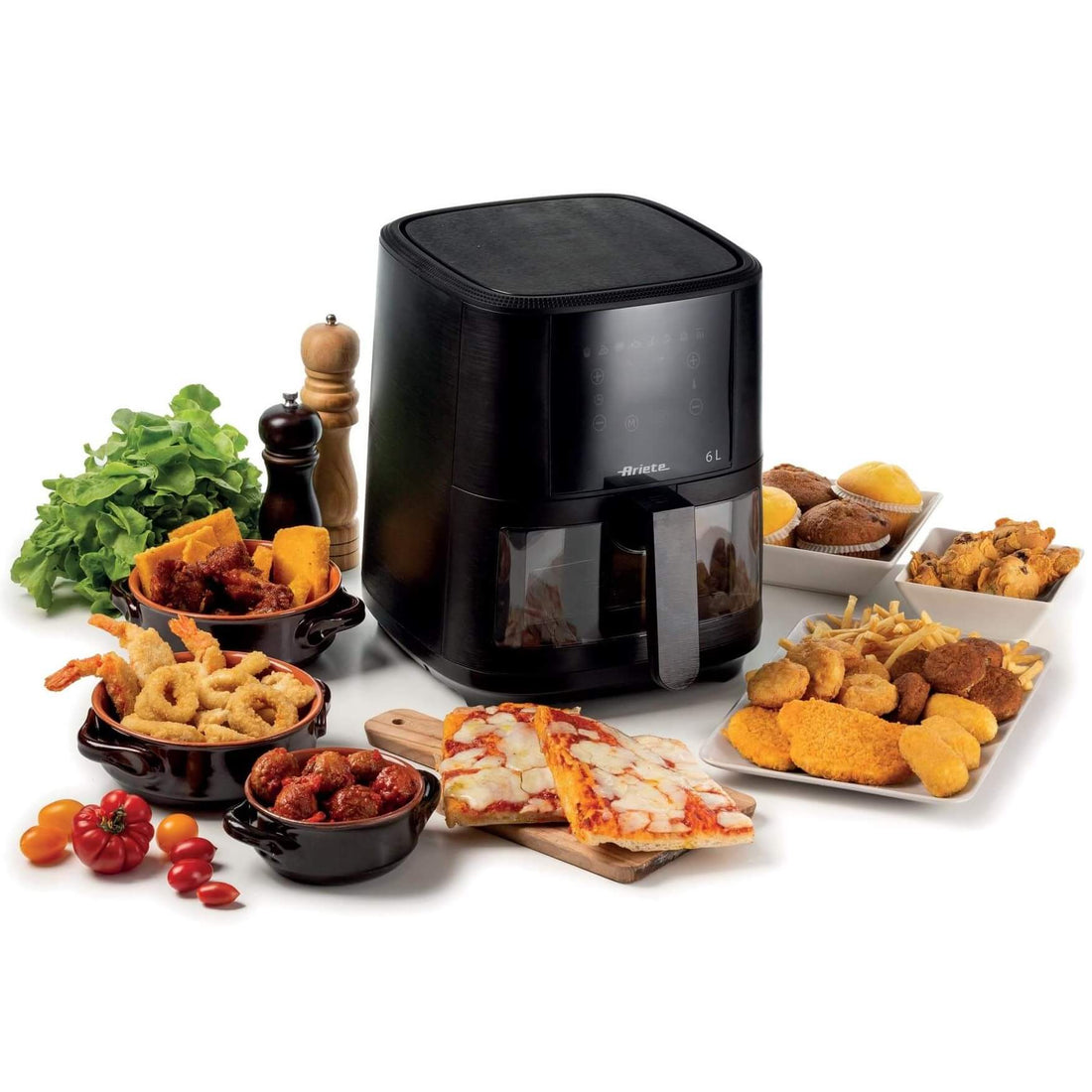 Ariete Airfryer with Transparent Basket – 6L