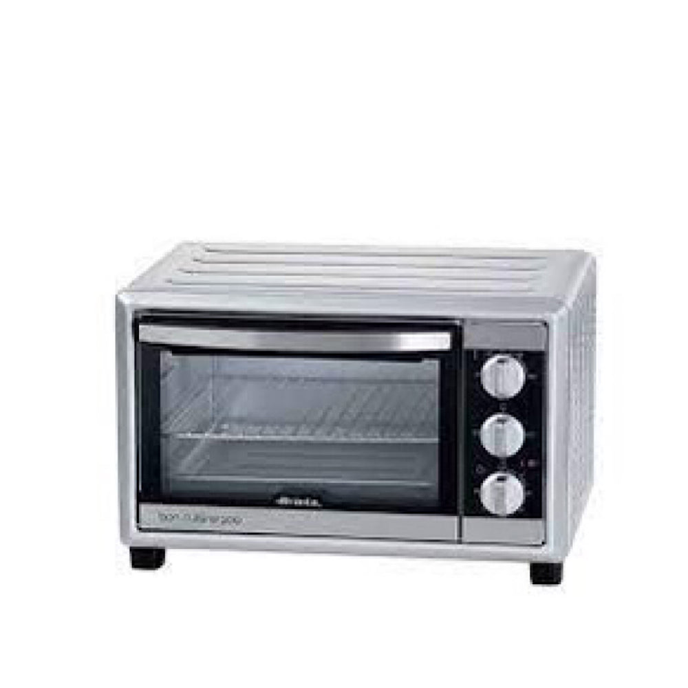Ariete Electric Oven – 66L, Double Glass, Convection, 2200W, Silver