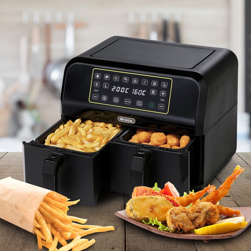 Ariete Dual Basket Air Fryer – 8L, 1700W