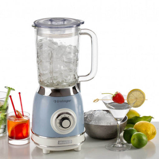 Ariete Vintage Blender 1.5L 1000W Glass Jug Ice Crusher