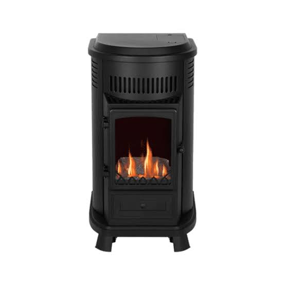 Alvima Cast Iron Gas Heater with Fan FH708F – 3400W, Up to 45m², Black