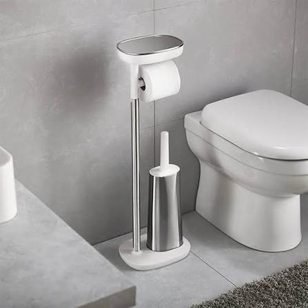 Joseph Joseph EasyStore Plus Toilet Roll Holder with Toilet Brush
