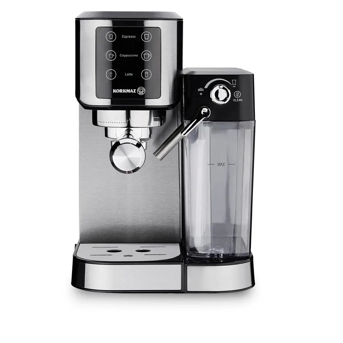 Korkmaz Java Plus Espresso Coffee Machine With Milk Chamber