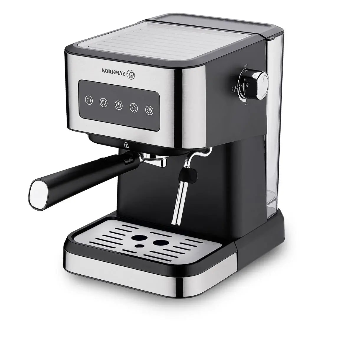 Korkmaz Java Espresso Coffee Machine With Milk Frother
