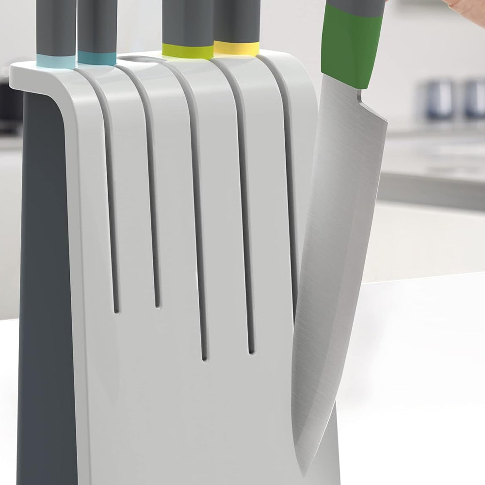 Joseph Joseph Duo 5-Piece Knife Block Set - Opal / Grey - 10560