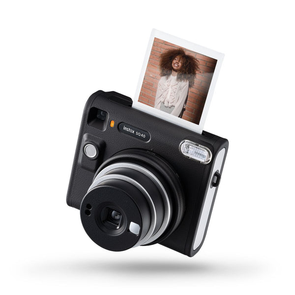 Fujifilm Instax Square SQ40 Instant Camera Selfie Mirror Black Texture Color