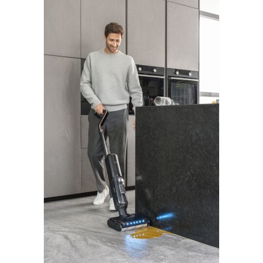 Tefal X-Clean 7 Wet & Dry Vacuum Mop 250W 50 Min Lay-Flat Hot Air Drying Grey