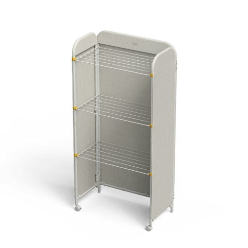Joseph Joseph Eclipse 3-Tier Indoor Clothes Airer with Privacy Screen - Ecru - 50055