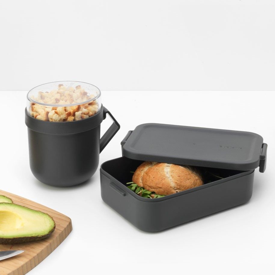 Brabantia Make & Take Lunch Set 2-Piece – Soup Mug & Lunch Box
