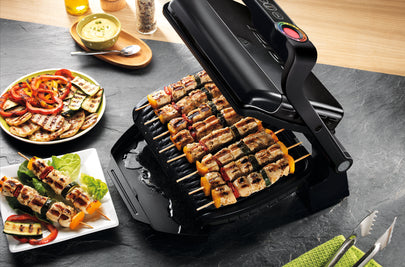 Tefal OptiGrill+ Electric Grill 6 Programs Automatic Thickness Sensor Silver