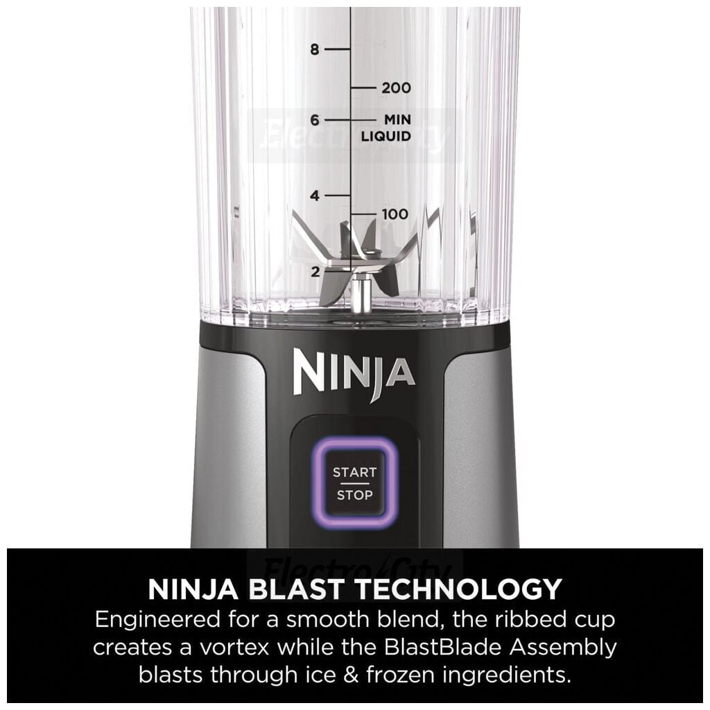 Ninja Blast BC151 cordless portable blender 530ml in black – view 2