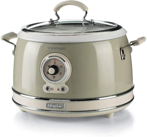 Ariete Vintage Rice & Slow Cooker 5-in-1 Steam Cooker 700W Non-Stick