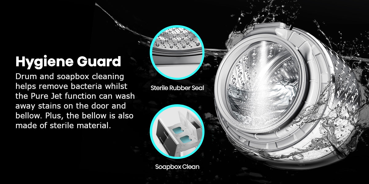 Hisense 12kg Smart Washing Machine, Auto Dosing, WiFi, 1400 rpm