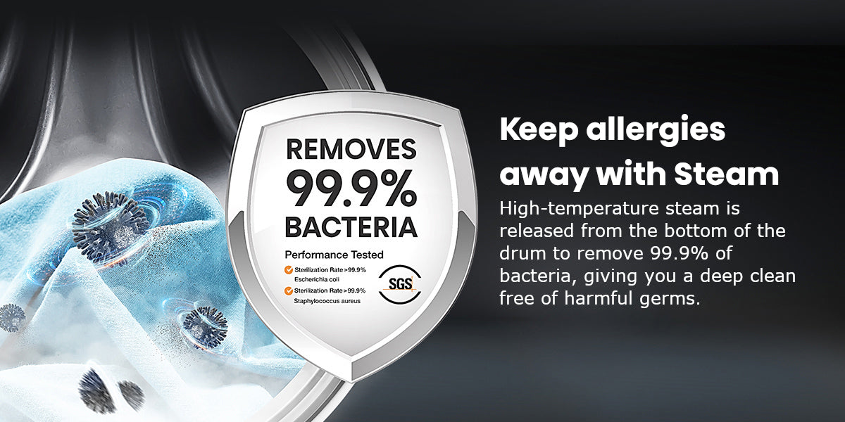 Hisense 12kg Smart Washing Machine, Auto Dosing, WiFi, 1400 rpm