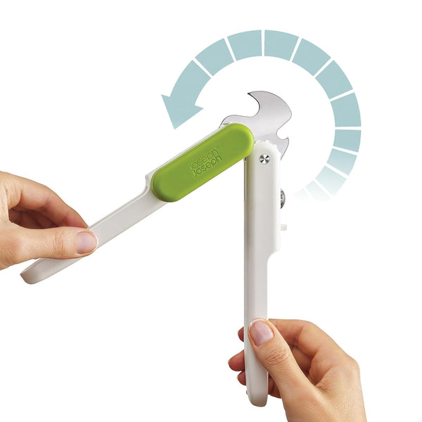 Joseph Joseph Duo 3-in-1 Can Opener 20216 Bottle Opener Ring-Pull Lifter Green