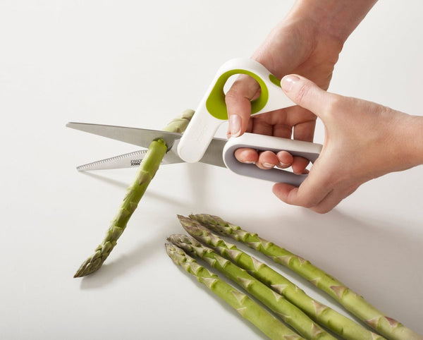 Joseph Joseph PowerGrip Kitchen Scissors with Integrated Herb Stripper - 10302