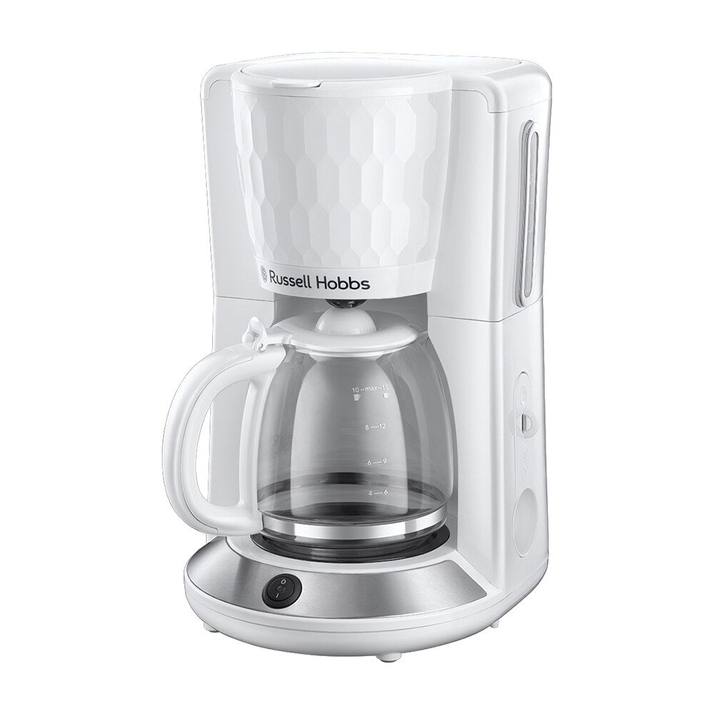 Russell Hobbs Honeycomb Coffee Machine White