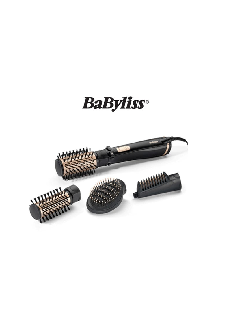 BaByliss Flawless Hair 1000W Rotating Brush + 4 Accessories AS964E