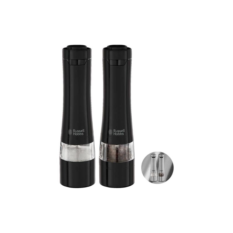 Russell Hobbs Electric Salt Pepper Mills Black Set Of 2 russell-hobbs-electric-salt-pepper-mills-black-set-of-2