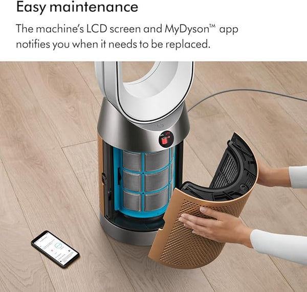 Dyson Purifier Cool Fan TP12 De-NOx HEPA Filtration Formaldehyde White Gold