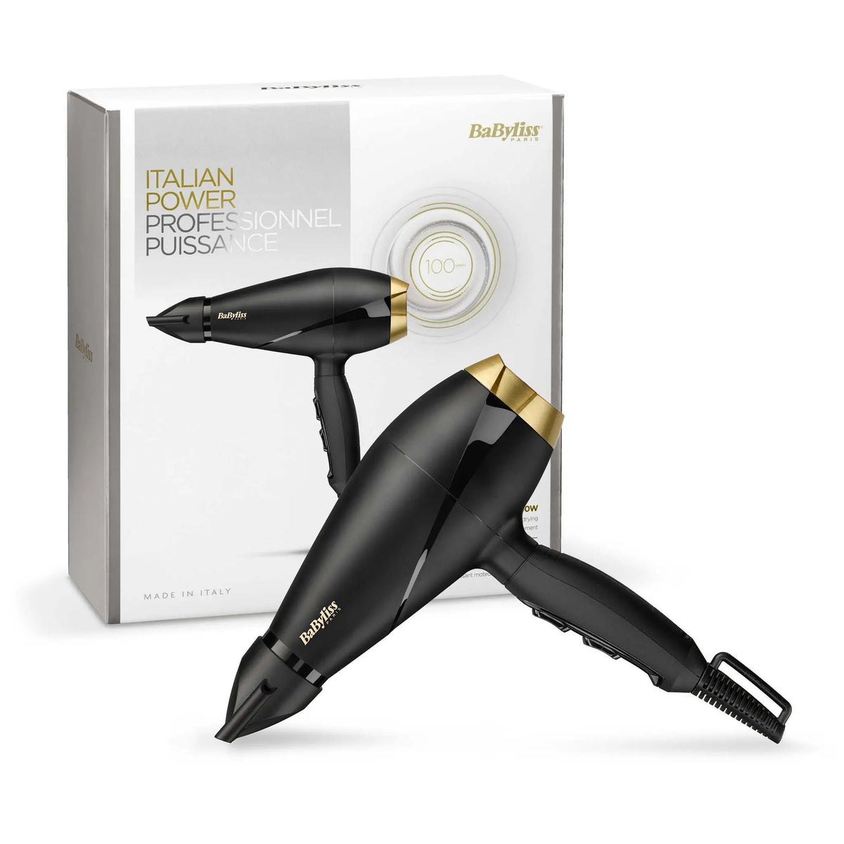 BaByliss Power Pro 2000 Hair Dryer 6704E 2000W – Black & Gold – view 3