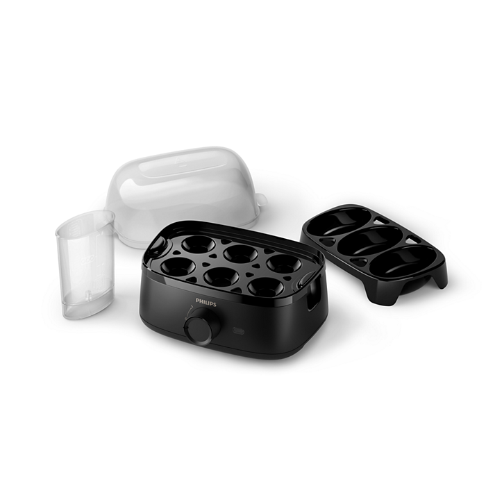 Philips Egg Cooker 3000 Series 400W Capacity 6 Eggs With Poached Egg Tray Set