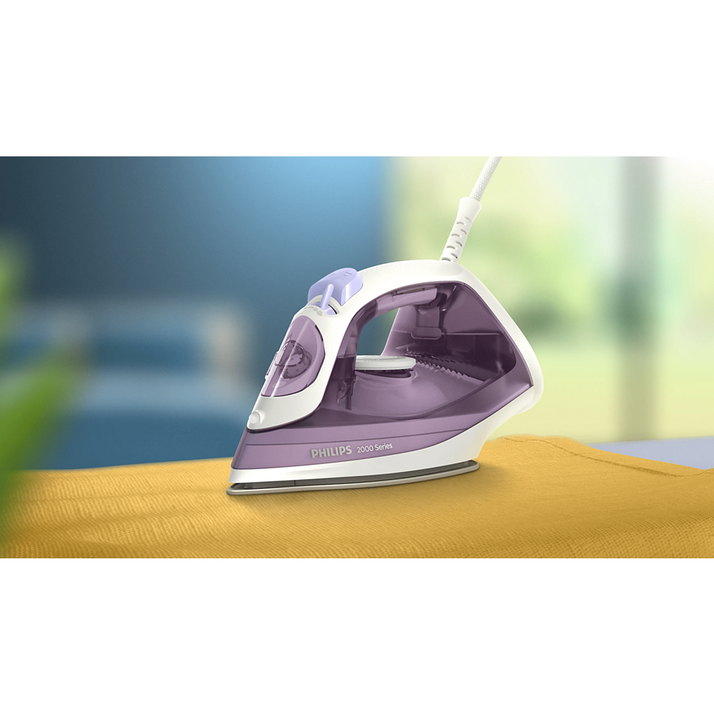 Philips 2000 Series DST2020 Steam Iron – 2000W, Ceramic, Purple – view 2
