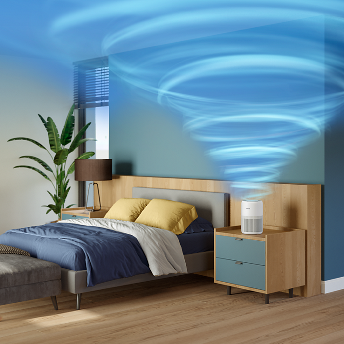 Philips PureProtect Mini 900 Air Purifier HEPA NanoProtect 65m2 Arctic White