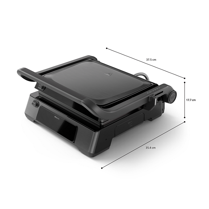 Philips HD6307/70 7000 Series Contact Grill – 2200W, Digital Control