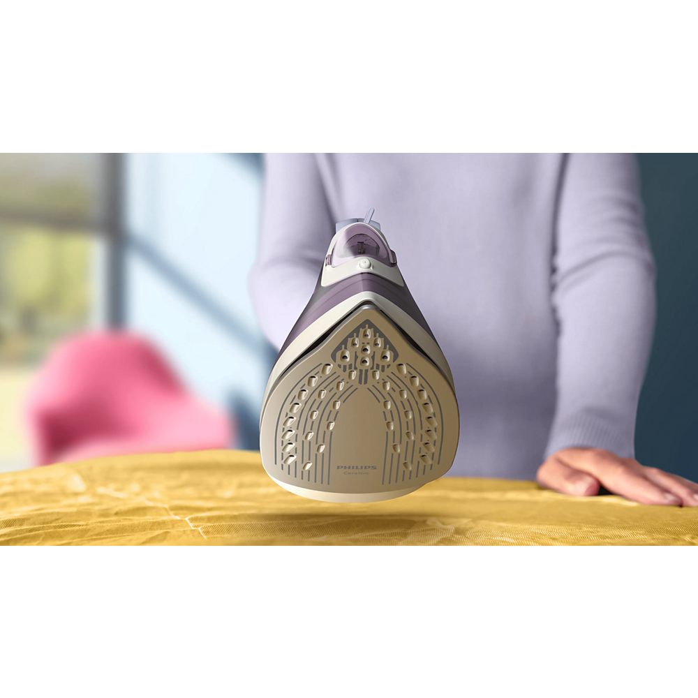 Philips 2000 Series DST2020 Steam Iron – 2000W, Ceramic, Purple – view 3