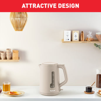 Tefal Morning Kettle, 1.7L, Fairgrey Plastic, 2400W