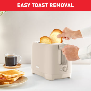 Tefal, Morning Toaster 2Slot, Fairgrey Plastic, 850W