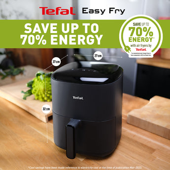 Tefal Easy Fry Max, Black, 5 Liters, Digital With 10 Presets 1550 W